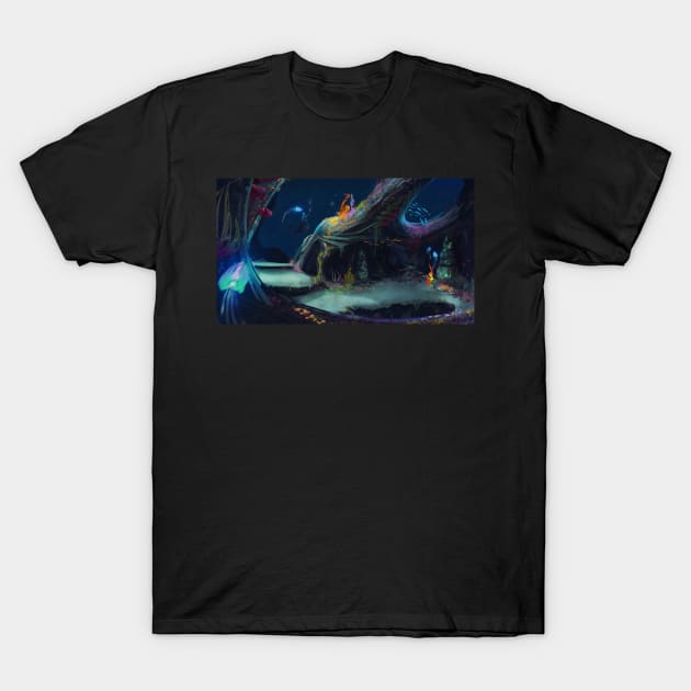 Underwater concept T-Shirt by Evanyla